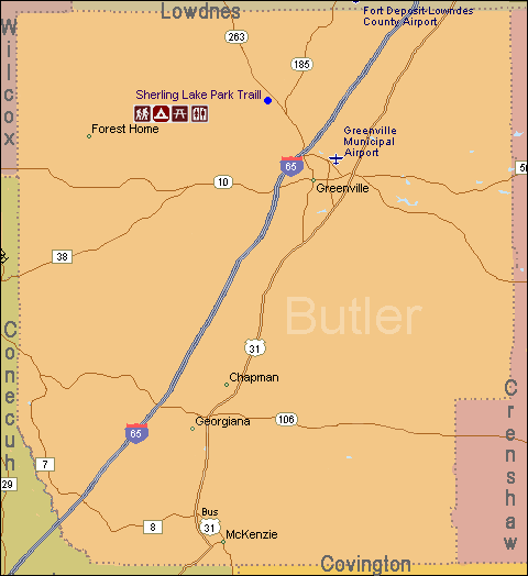 Butler County Trails Map