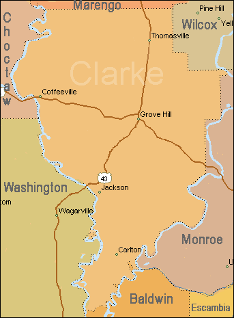 Clarke  County Trails Map